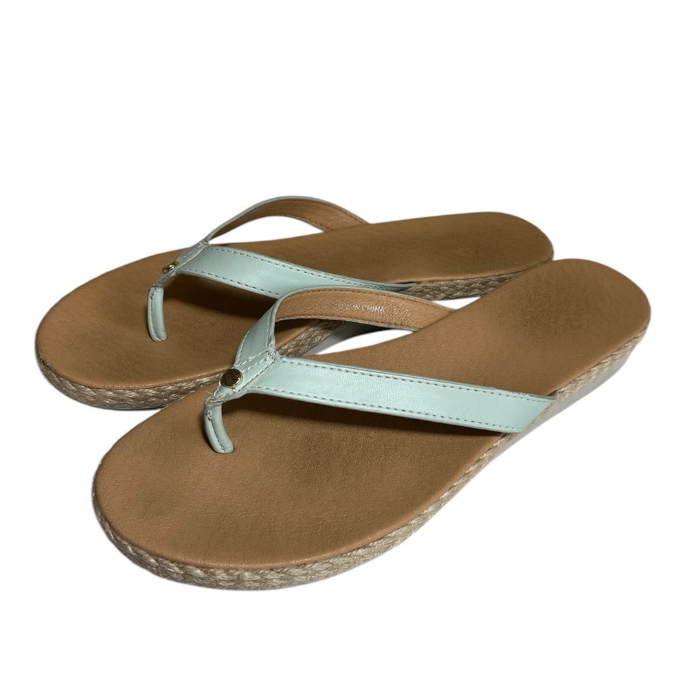 Tommy Bahama Light Blue Flip Flop Sandals‎ Women’s Sz 10
